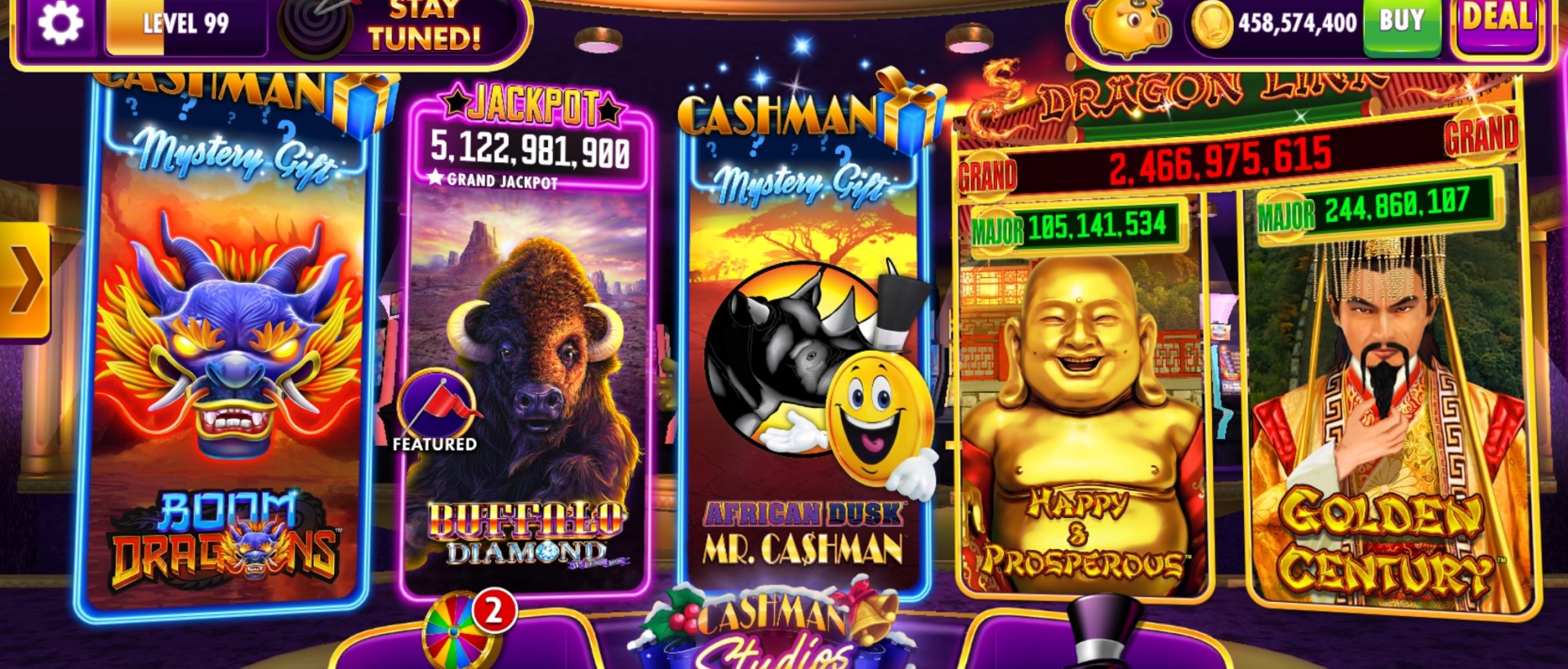 mobile casino slot game